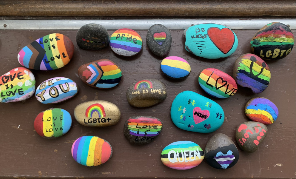 Painted rocks